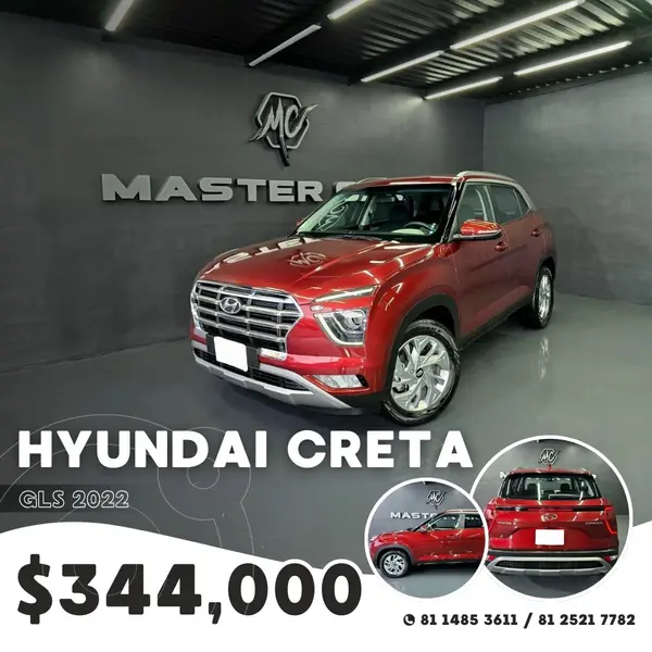 Foto Hyundai Creta GLS IVT usado (2022) color Rojo Cobrizo precio $344,000