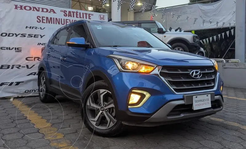 Foto Hyundai Creta GLS Premium usado (2019) color Azul financiado en mensualidades(enganche $98,360 mensualidades desde $4,325)