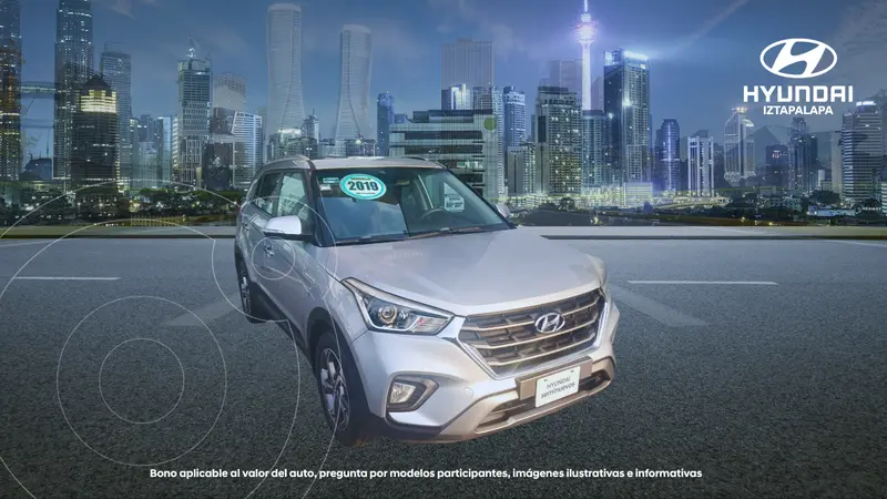 Foto Hyundai Creta GLS Premium usado (2019) color plateado precio $270,000