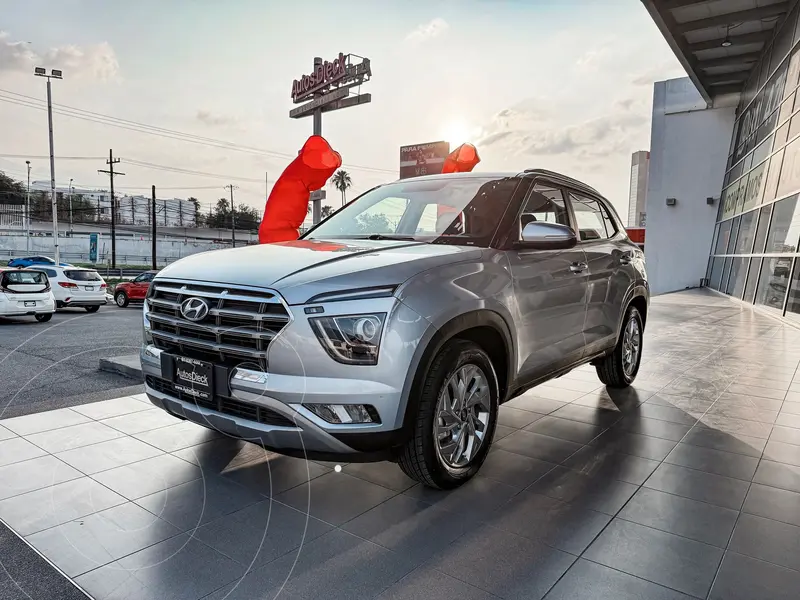 Foto Hyundai Creta GLS IVT usado (2022) color plateado financiado en mensualidades(enganche $78,980 mensualidades desde $8,082)