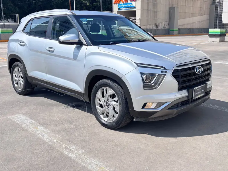 Foto Hyundai Creta GLS Premium usado (2021) color plateado financiado en mensualidades(enganche $127,489 mensualidades desde $5,477)