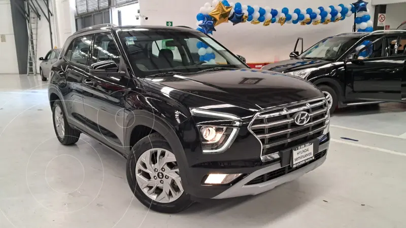 Foto Hyundai Creta GLS IVT usado (2022) color Negro financiado en mensualidades(enganche $140,030 mensualidades desde $5,892)