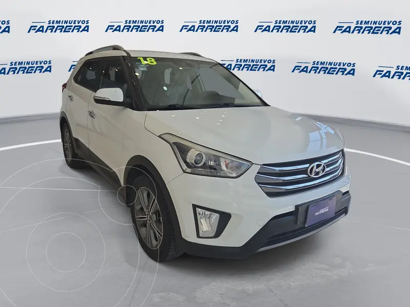 Foto Hyundai Creta Limited usado (2018) color Blanco financiado en mensualidades(enganche $66,250 mensualidades desde $5,495)