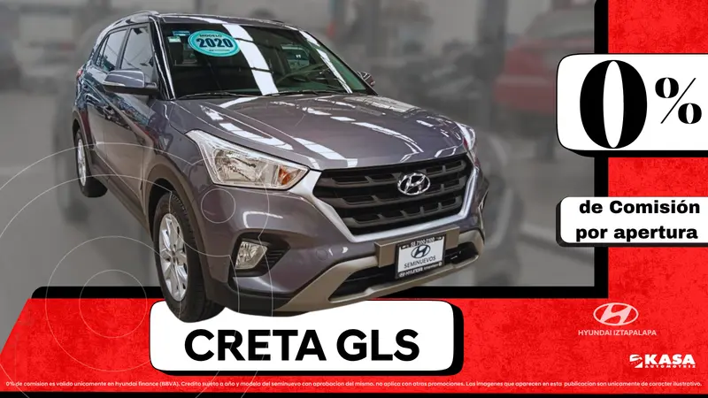 Foto Hyundai Creta GLS Premium usado (2020) color Gris precio $271,200