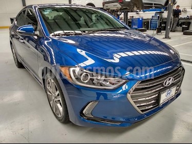 Hyundai Elantra 4P LIMITED TECH 2.0L TA A/AC. AUT. PIEL XENON GPS usado (2018) color Azul precio $268,000