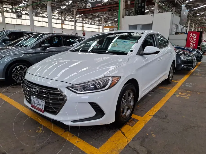 Foto Hyundai Elantra GLS Aut usado (2018) color Blanco financiado en mensualidades(enganche $55,000 mensualidades desde $3,600)