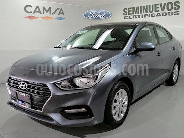 Hyundai Elantra GL MID usado (2018) color Gris Oscuro precio $216,900