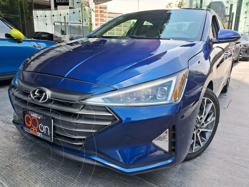 Foto Hyundai Elantra Limited Tech Navi Aut usado (2019) color Azul financiado en mensualidades(enganche $73,302 mensualidades desde $5,605)