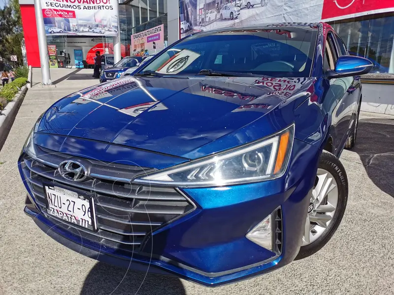 Foto Hyundai Elantra GLS Premium Aut usado (2019) color Azul financiado en mensualidades(enganche $67,500 mensualidades desde $6,874)