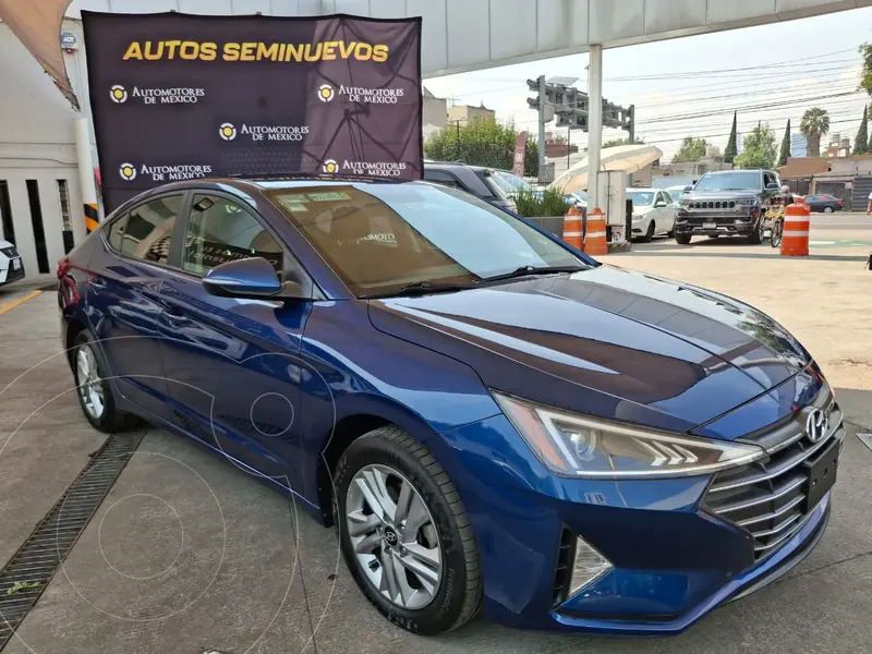 Foto Hyundai Elantra GLS Premium Aut usado (2020) color Azul financiado en mensualidades(enganche $49,000 mensualidades desde $7,196)