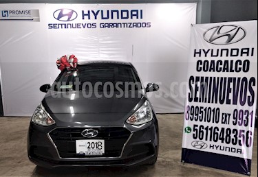 Foto venta Auto usado Hyundai Grand i10 GL MID (2018) color Gris precio $179,900
