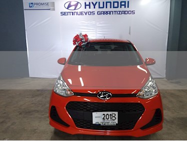 Foto venta Auto usado Hyundai Grand i10 GL MID (2018) color Naranja precio $168,000