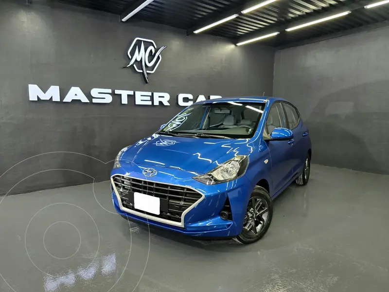 Foto Hyundai Grand i10 MID usado (2021) color Azul precio $235,000