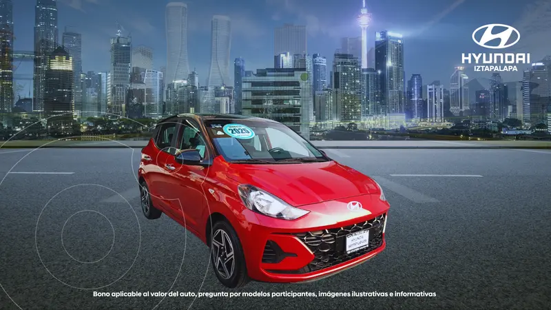 Foto Hyundai Grand i10 GLS usado (2025) color Rojo precio $309,900