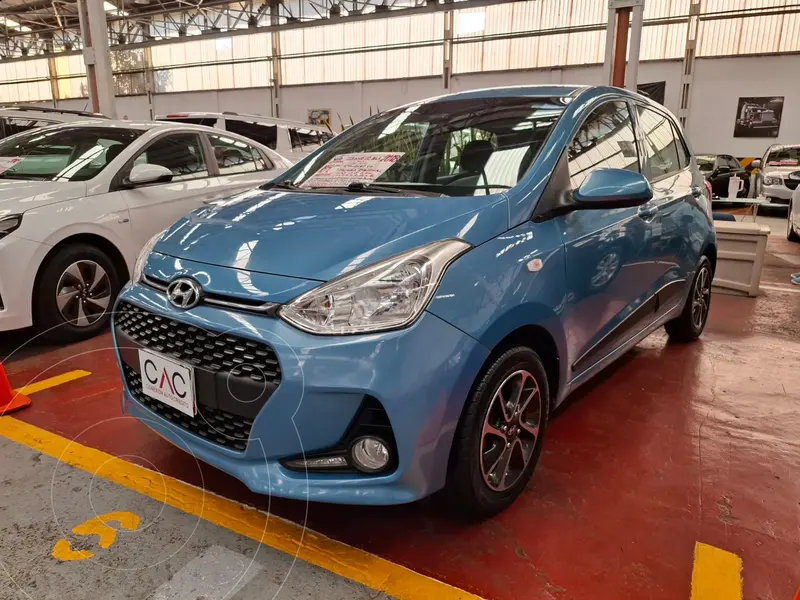 Foto Hyundai Grand i10 GL usado (2018) color Azul financiado en mensualidades(enganche $55,000 mensualidades desde $5,535)