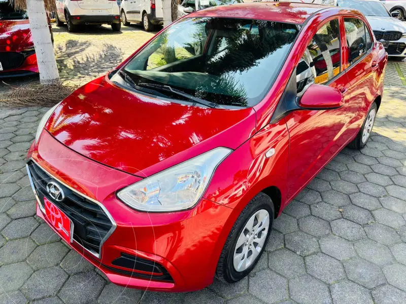 Foto Hyundai Grand i10 GL MID Aut usado (2018) color Rojo precio $167,000