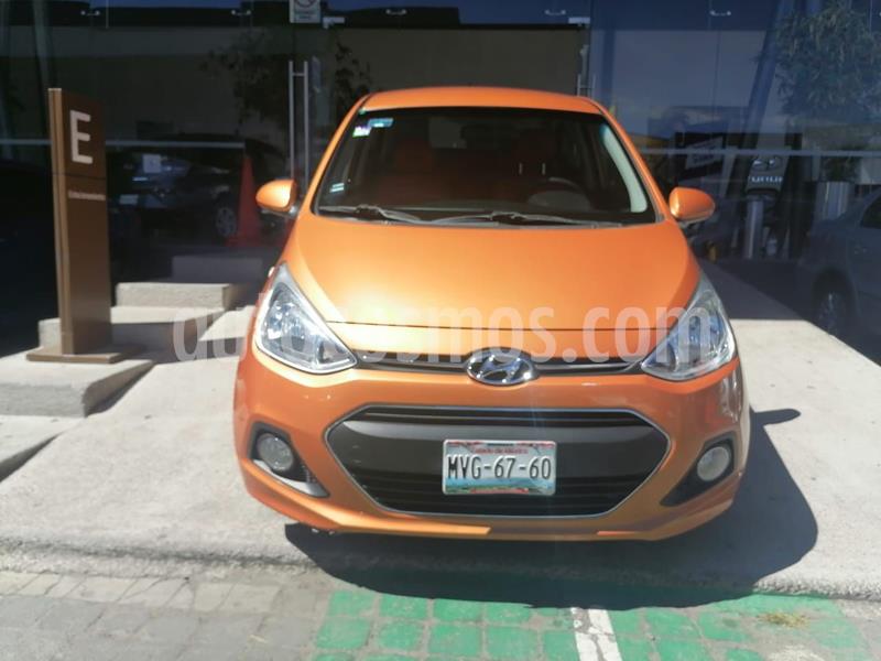 foto Hyundai Grand i10 GLS usado (2016) color Naranja precio $138,000