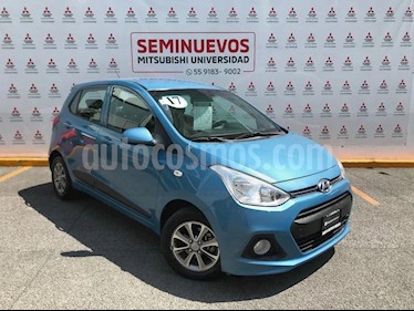Hyundai Grand i10 GLS Aut usado (2017) color Aqua precio $155,000