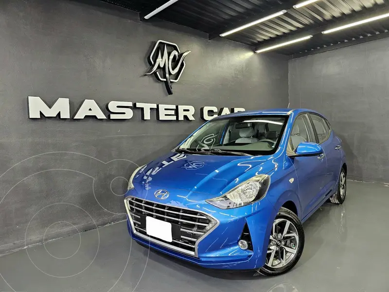 Foto Hyundai Grand i10 GLS Aut usado (2021) color Azul precio $239,000