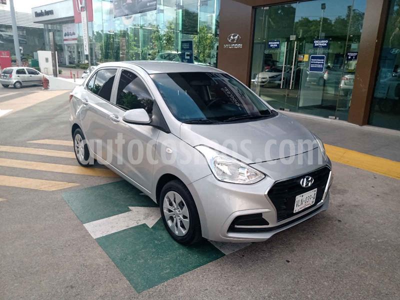 Hyundai Grand i10 GL MID Aut usado (2018) color Plata precio $175,000
