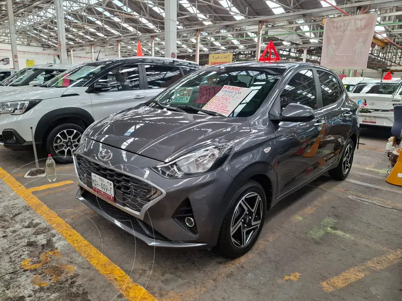 Foto Hyundai Grand i10 GLS usado (2021) color Gris financiado en mensualidades(enganche $53,000 mensualidades desde $4,700)