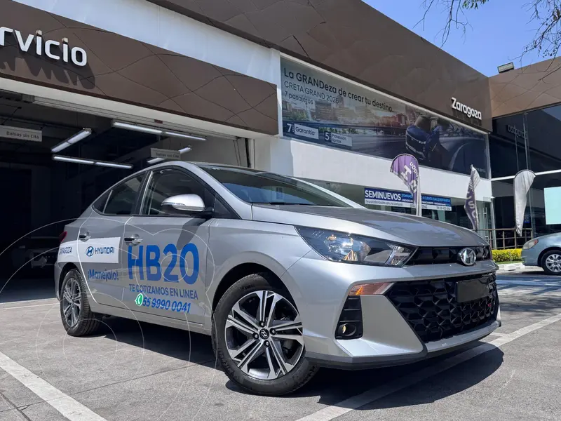 Foto Hyundai HB20 Sedan GL Mid Aut usado (2025) color plateado precio $369,300