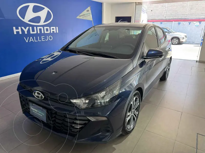 Foto Hyundai HB20 Sedan GL Mid usado (2023) color Azul financiado en mensualidades(enganche $80,356 mensualidades desde $6,994)