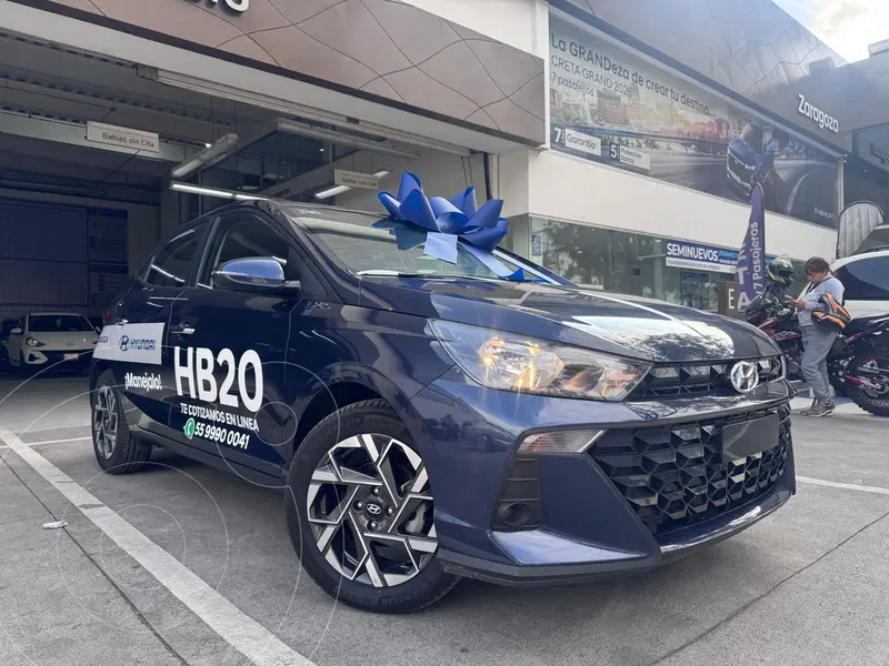 Foto Hyundai HB20 Sedan GL Mid Aut usado (2025) color Azul Acero financiado en mensualidades(enganche $177,734 mensualidades desde $7,478)