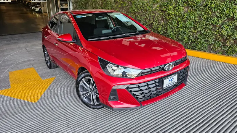 Foto Hyundai HB20 GL Mid Aut usado (2023) color Rojo financiado en mensualidades(enganche $65,980 mensualidades desde $6,378)