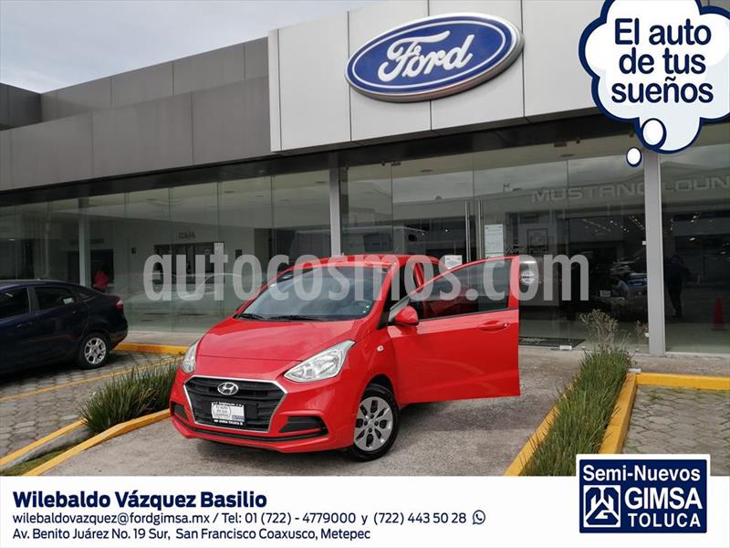 Hyundai i10 Sedan GL MID usado (2020) color Naranja precio $192,000