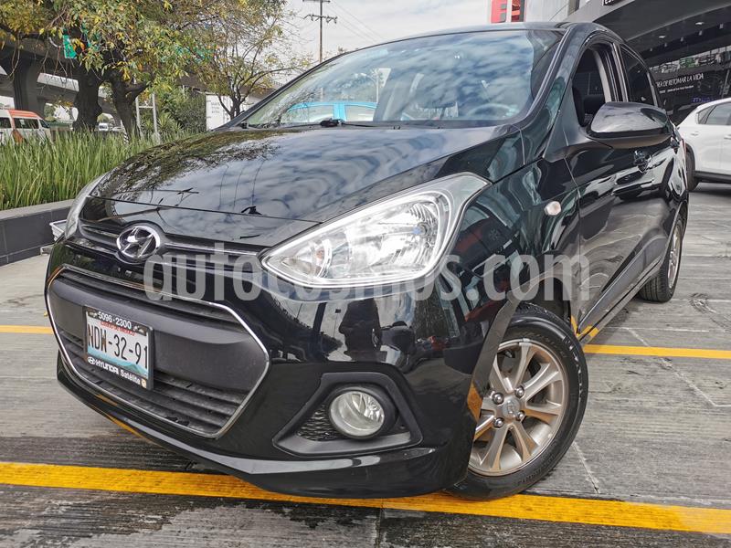 Hyundai i10 Sedan GLS usado (2017) color Negro precio $155,000