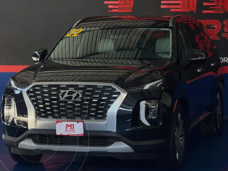 Foto Hyundai Palisade Limited Tech usado (2022) color Azul Oscuro financiado en mensualidades(enganche $131,000)