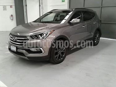 Foto venta Auto usado Hyundai Santa Fe 5p Sport L4/2.0/T Aut (2018) color Gris precio $490,000