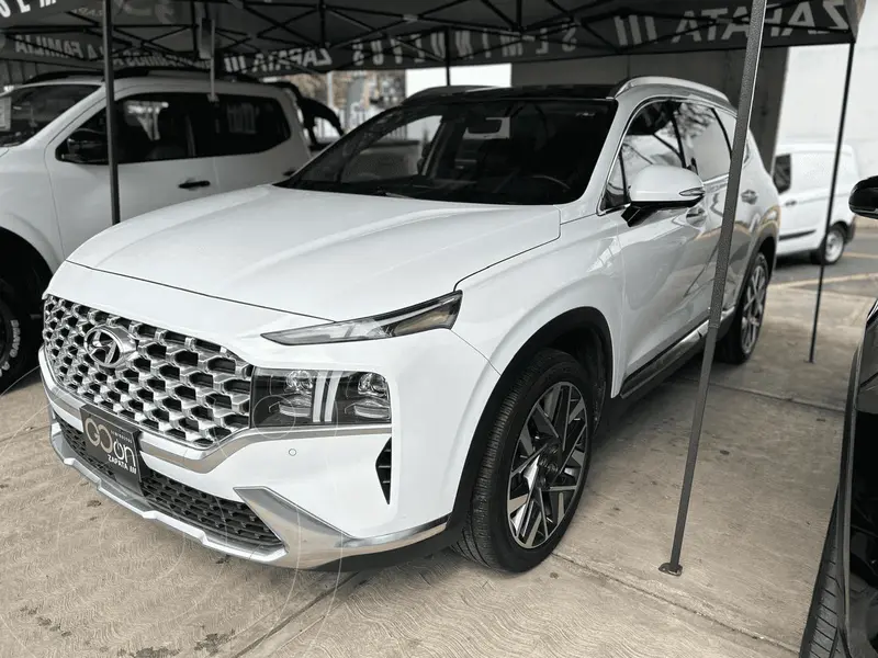 Foto Hyundai Santa Fe LIMITED usado (2024) color HYAB BLANCO precio $599,000