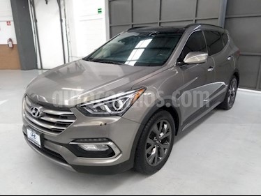 Hyundai Santa Fe 5p Sport L4/2.0/T Aut usado (2017) color Gris precio $375,000
