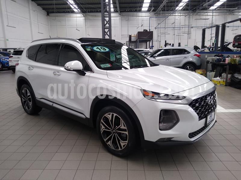 Hyundai Santa Fe Sport 2.0L usado (2019) color Blanco precio $595,000
