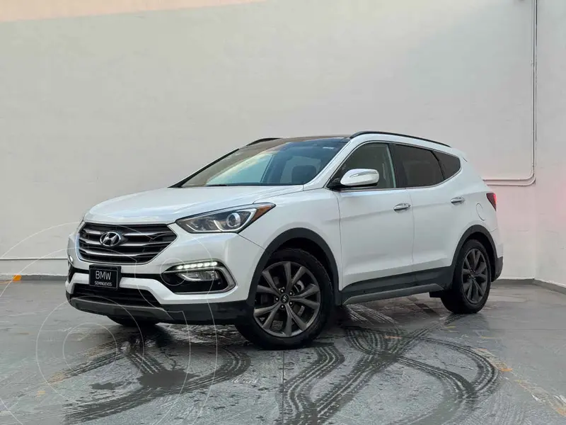 Foto Hyundai Santa Fe Sport 2.0L Turbo usado (2018) color Blanco financiado en mensualidades(enganche $54,780 mensualidades desde $5,404)
