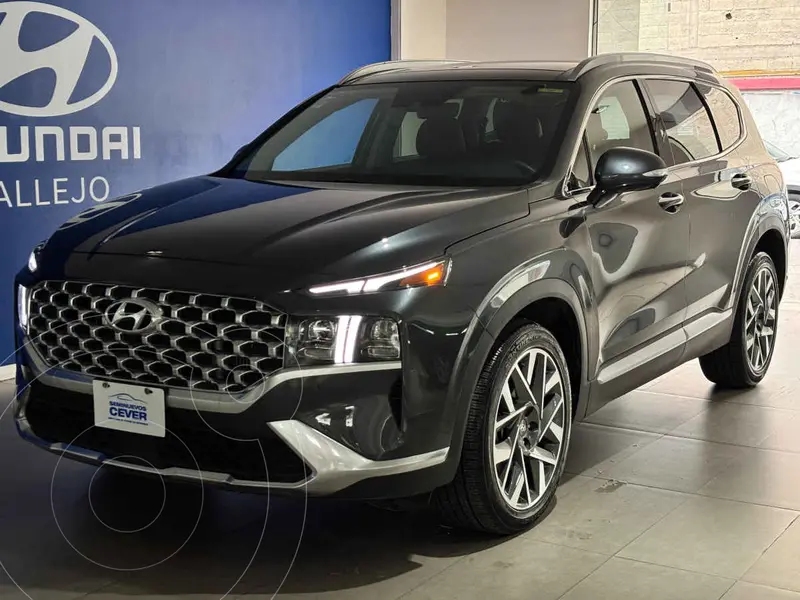 Foto Hyundai Santa Fe Limited Tech usado (2024) color Gris financiado en mensualidades(enganche $150,500 mensualidades desde $13,100)