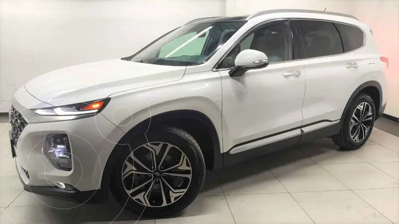 Foto Hyundai Santa Fe V6 Limited Tech usado (2019) color Blanco financiado en mensualidades(enganche $116,600 mensualidades desde $11,502)