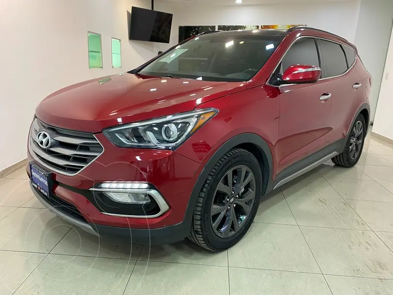 Foto Hyundai Santa Fe Sport 2.0L usado (2017) color Rojo precio $299,000