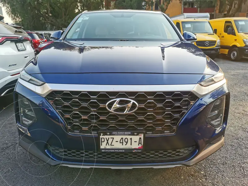 Foto Hyundai Santa Fe Sport 2.0L Turbo usado (2019) color Azul financiado en mensualidades(enganche $128,750 mensualidades desde $12,700)