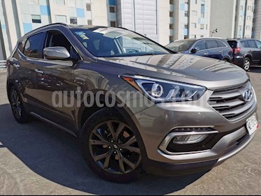 Hyundai Santa Fe 5p Sport L4/2.0/T Aut usado (2017) color Cafe precio $340,000