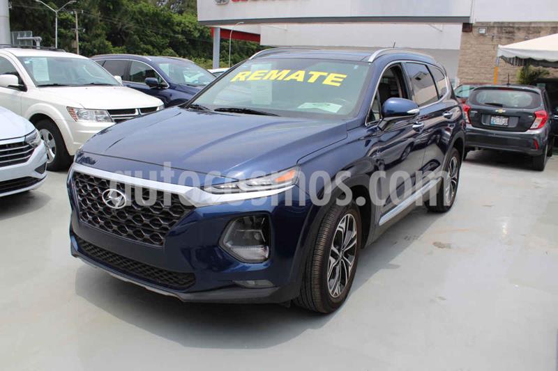 Hyundai Santa Fe V6 Limited Tech usado (2019) color Azul precio $589,000