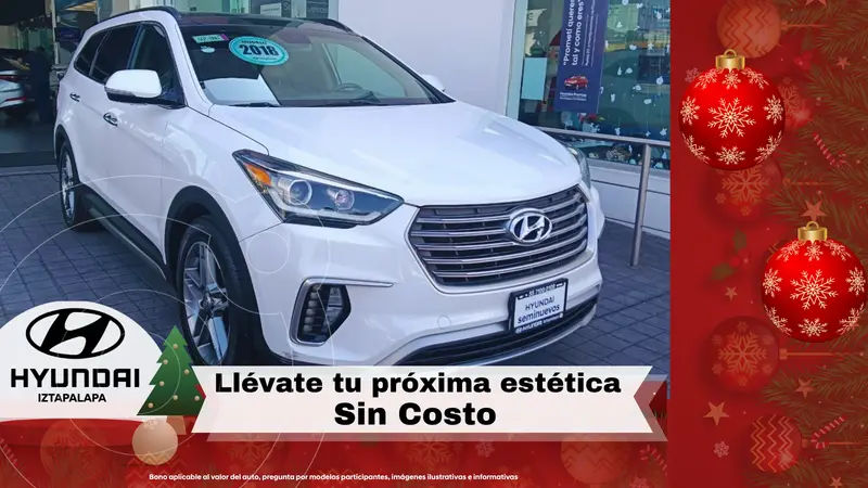Foto Hyundai Santa Fe V6 Limited Tech usado (2018) color Blanco precio $259,900