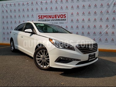 Foto venta Auto usado Hyundai Sonata GLS (2015) color Blanco precio $215,000