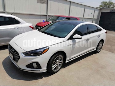 foto Hyundai Sonata 5p Sport L4/2.0/T Aut usado (2018) color Blanco precio $359,000