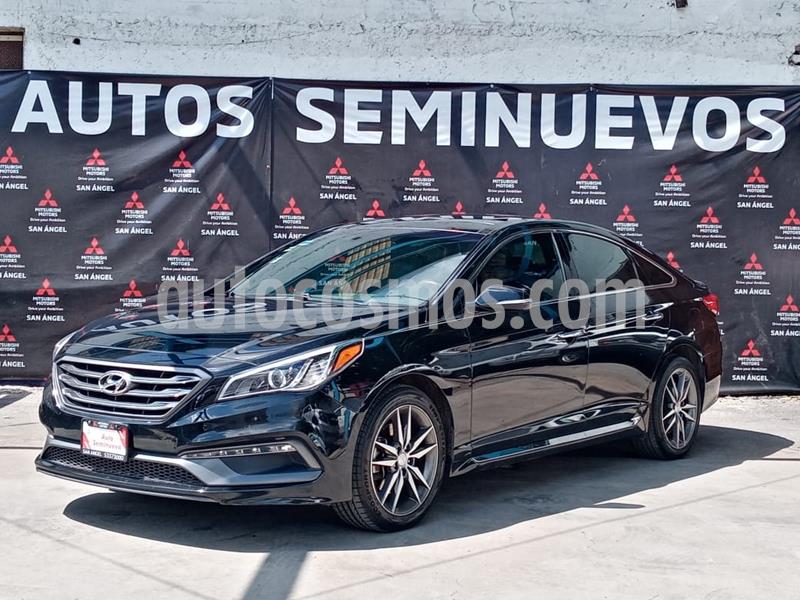 Hyundai Sonata Sport 2.0T usado (2016) color Negro precio $260,000