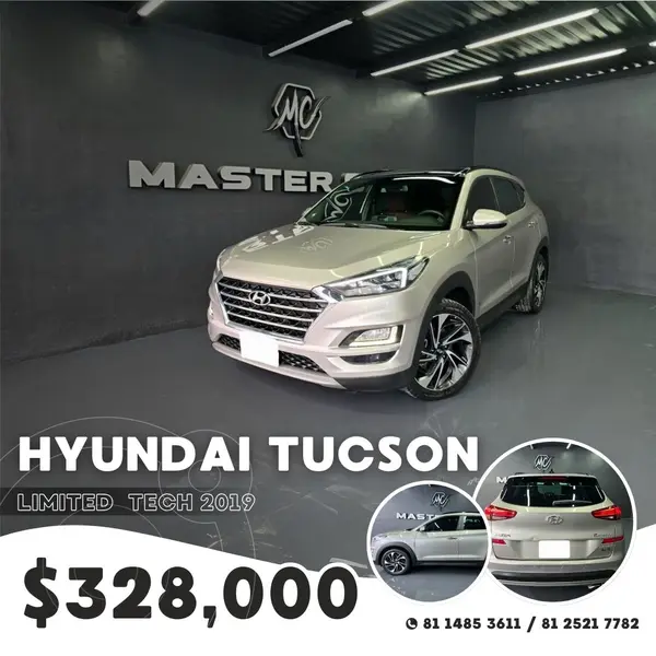 Foto Hyundai Tucson Limited Tech usado (2019) color Dorado precio $328,000