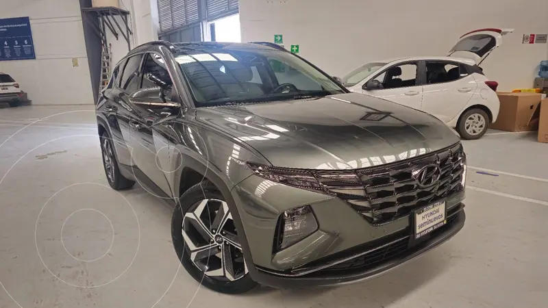 Foto Hyundai Tucson Limited Tech usado (2022) color Gris financiado en mensualidades(enganche $190,190 mensualidades desde $8,002)