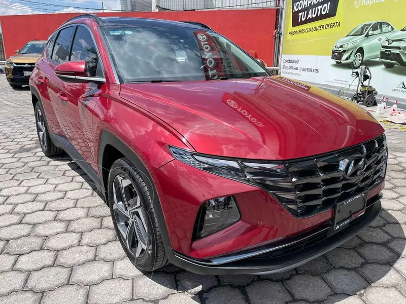 Foto Hyundai Tucson Limited Tech usado (2023) color Rojo financiado en mensualidades(enganche $139,750 mensualidades desde $11,800)